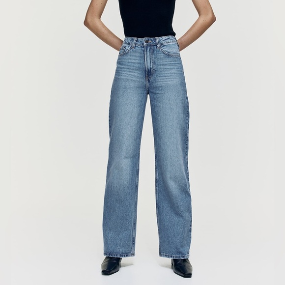H&M Denim - H&M ultra high waist wide jeans